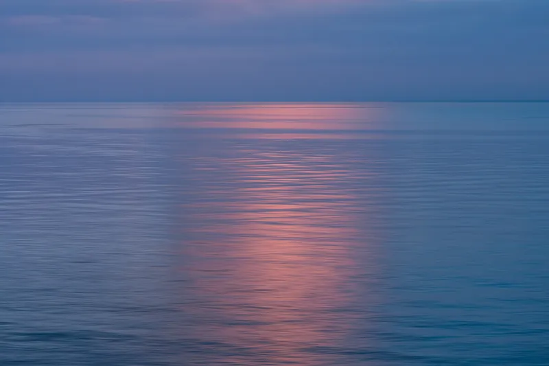 Moonglow, ebb tide, Falmouth Bay. 2021.